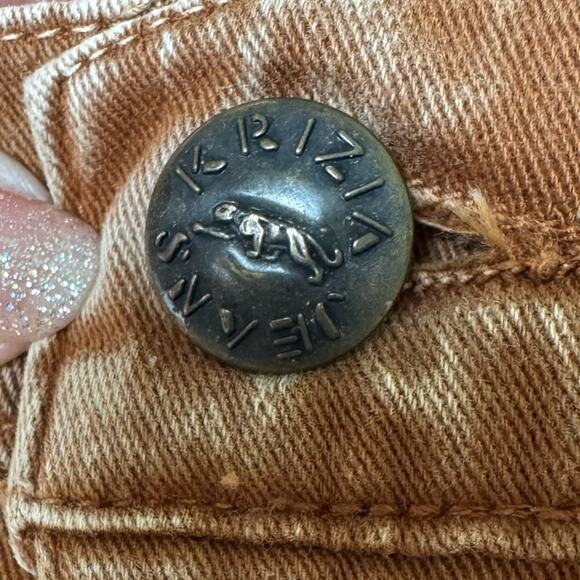 Krizia Jeans Flared Brown with Leopard Print Size 28 - Picture 14 of 14